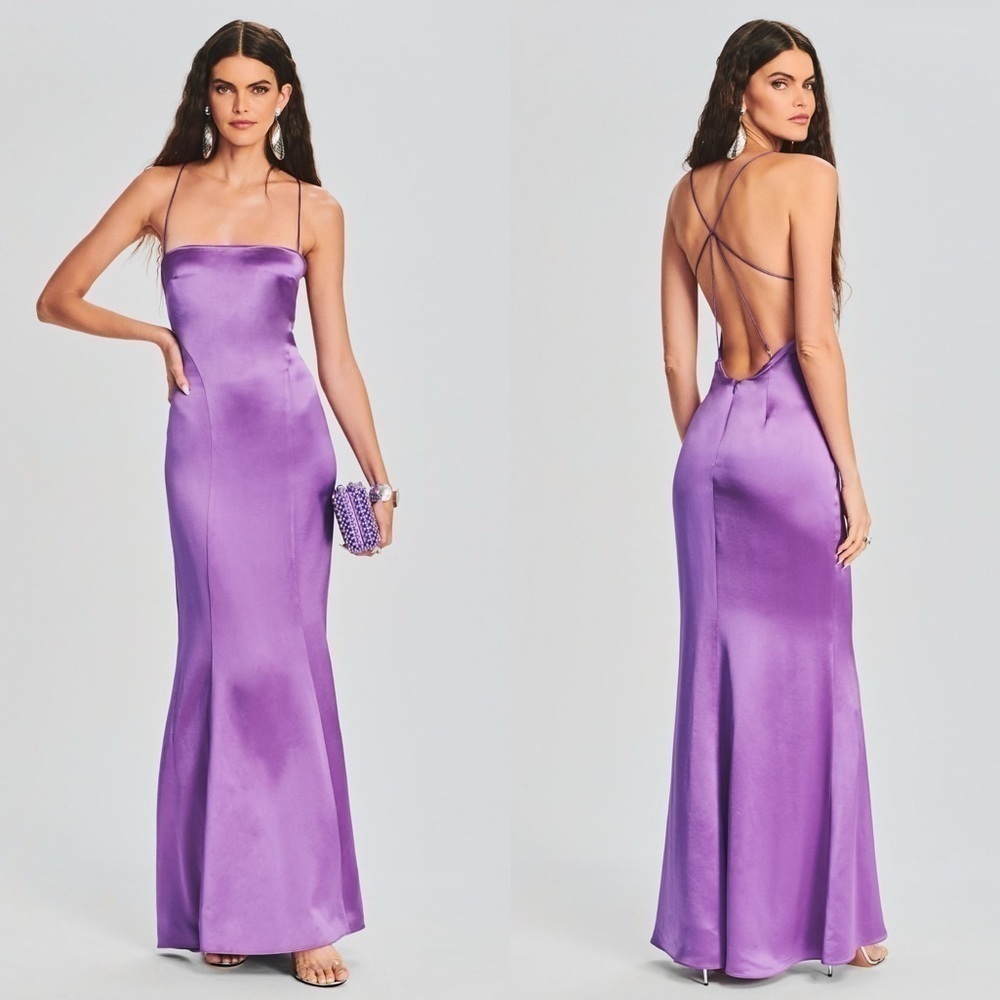 RETROFETE Lucinda Dress In Orchid Purple
